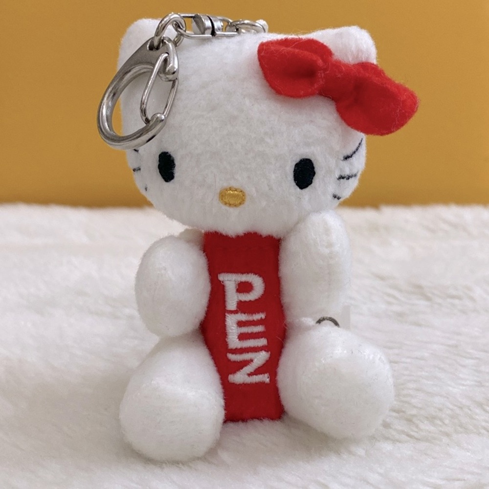 Hello Kitty Plush Pez Keychain